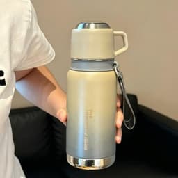 Bình Giữ Nhiệt Inox 316 Cao Cấp 800ml Kèm Nắp Uống Nước & Quai Tay Cầm Tiện Lợi BINHGIUNHIE VINBEO VOICON-[CU22] 5