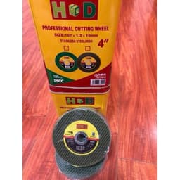 (Hộp 100 viên) Đá cắt sắt ,inox HD chuyên cắt kim loại an toàn,tiết kiệm 4