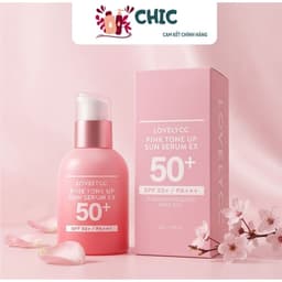 Kem Chống Nắng Nâng Tone Tự Nhiên DHC LOVELYCC Pink Tone Up Chính Hãng 30GR 1