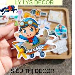 Bộ bốc thôi nôi hướng nghiệp cho bé trai bé gái tròn 1 tuổi LY LYS DECOR 8