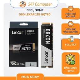Ổ cứng SSD NVME 1TB Lexar NQ780 M.2 PCIe Gen4 x4 up to 6500MB/s read, 2500MB/s write - BH 60 tháng 1