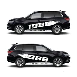 Tem năm sinh dán ô tô. dán mọi form xe, 1 bộ 2 bên. tem đen 3 lớp chống nước ( SL : 1 bộ đủ dán 2 bên 30.x150cm) (D4501) 2