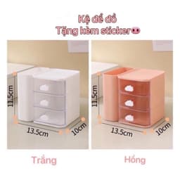 Khay Nhựa đựnġ Đồ Đa Năng .Kệ đựnġ Bút Đồ Dùng Học Tập - Hộp Lưu Trữ Văn Phòng Phẩm Để Bàn Học Sinh dễ thương VOICON 8