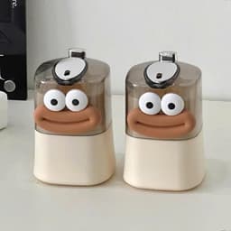 Hộp Đựng Tăm VOICON-[DA72] Tự Động Hình Cute Nhấn Tự Bật Chất Liệu PP An Toàn Dễ Vệ Sinh Trang Trí Bàn Ăn Tiện Lợi 6