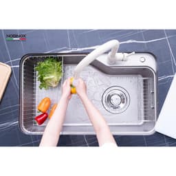 Chậu Rửa Bát 1 Hố Nobinox NOVA A182 | KT 82X50CM 3