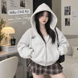 [ Rẻ Vô Địch ] Áo Khoác Hoodie Zip Nỉ Tàu Unisex Thời Trang Thêu Chữ MARPU - cahng3158 5