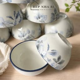 Bộ Bát Đĩa Gốm Sứ Diệp Hồng CƠ BẢN Vẻ Đẹp Tinh Khôi Trong Từng Chiếc Lá Dùng Cho Bữa Ăn Gia Đình 8