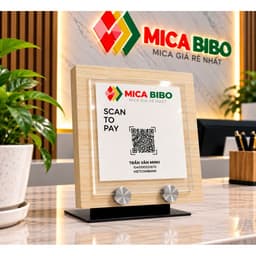 "Bảng Gỗ QR Cho Cà Phê & Nhà Hàng - Nâng Cao Trải Nghiệm Khách Hàng!" 5