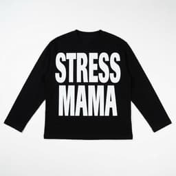 Áo Thun phông Tay Dài STRESSMAMA BIG l66 in 5D longtee boxy dáng rộng nam nữ streetwear LONGSLEEVE AM122 4
