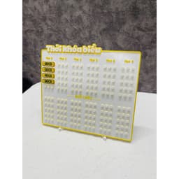 THỜI KHÓA BIỂU IN 3D ĐỒNG BỘ MÀU THEO YÊU CẦU - MÊ 3D 2