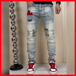 QUẦN JEAN NAM CỰC CHẤT,PHỐI NHIỀU HỌA TIẾT CÁ TÍNH,TẠO ĐIỂM NHẤN CHO OUTFIT THÊM NỔI BẬT QJ-5097 VIC 3