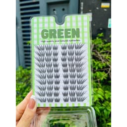 Mi Giả Mèo Con K53 Tia Mắt Ướt Độ Dài 11-14mm GREEN Thủy Mi 6