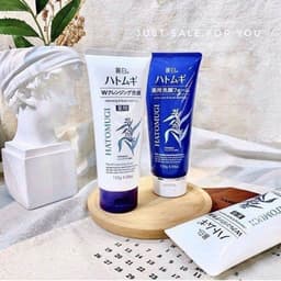 Sữa Rửa Mặt Ý Dĩ Hatomugi Naturie 130g,170g,160ml Nhật Bản - Cleasing & facial washing 4