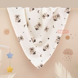 Khăn tắm, Khăn quấn Royal vải xô muslin cao cấp, Khăn đa năng cho bé 7