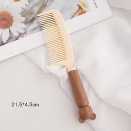 Bộ 4 Món Gương Trang Điểm Lược Chải Tóc Phong Cách Hàn Quốc Họa Tiết Mèo Dễ Thương Gương, Lược, Gỡ Dối Đầy Đủ Có Sỉ 3