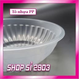 (COMBO 100 CÁI) Tô nhựa trong dùng 1 lần 3