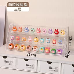 Hộp Mica Acrylic Trưng Bày 3-7 Tầng Dài 31x18.5cm Bảo Quản Mỹ Phẩm & Mô Hình Nhân Vật Trong Suốt Tiện Lợi VOICON-[NHI66] 7