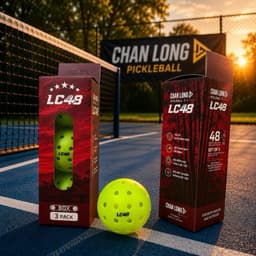 [CHÍNH HÃNG] Bóng Pickleball CHANLONG LC48 Pro 48 Lỗ, Bay Chính Xác, Chống Méo, Tập Luyện Thi Đấu 7