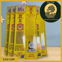 "Hương vàng tài lộc Rồng Việt - Nhang cuộn tàn Thu Hiền, hương thơm phong thủy an toàn cho sức khỏe." 1