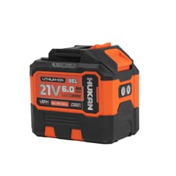 [THẾ HỆ MỚI] Pin 20 Cell HUKAN G1-BEL6020-P6 – 21V 6.0Ah - 5C, Đèn LED Sườn 3 Màu, Chân Pin M21 7