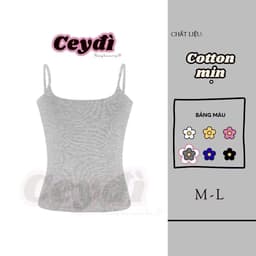 (NEW - Các size <48KG mặc vô tư) [KÈM ĐỆM MÚT ][2S] Áo 2 dây ĐỆM mút thắt eo siêu tôn dáng 9