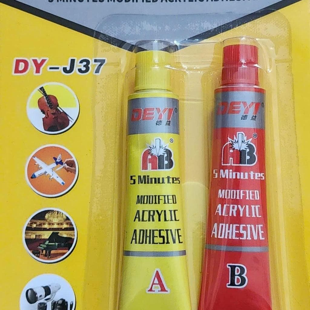Keo dán AB 2 thành phần vỉ 2 tuýp 20g 80g - Dán Đa Năng siêu chắc chịu nhiệt chịu nước nhanh khô - Kim Khí Minh Tâm