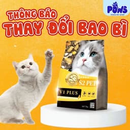 Hạt Cho Mèo S2PET V1, V2, V3  Siêu TOPPING 50% - Kích Thích Thèm Ăn, Phù Hợp Mọi Lứa Tuổi 4