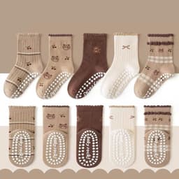 Combo 5-10 Đôi Tất Hồng Noel Mầu Yêu Thích Cho Bé Gái Thêm Nổi Bật Giữa Đám Đông Với Thiết Kế Hoa Văn Độc Đáo 9