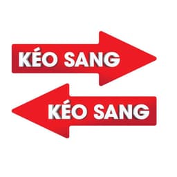 Decal Dán Mũi Tên Kéo Sang Đành Cho Cửa Kính Sticker Dán Cửa Kéo 2
