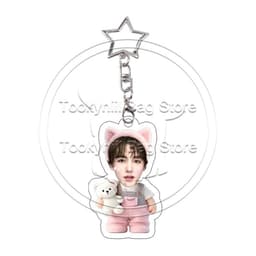 KPOP CO2RTIS Idol Acrylic Keychain Kawaii Martin James Juhoon Seonghyeon Keonho Big Head Bag Cha 6
