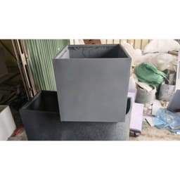 ( D30×R30×C30 ) chậu nhựa composite vuông . chậu trồng cây ban công sân vườn siêu nhẹ siêu bền 6