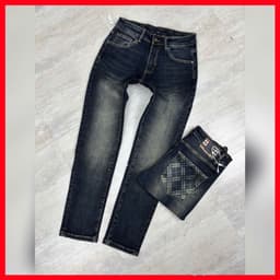 JEAN NAM CAO CẤP,FOEM ỐNG ĐỨNG DỄ MẶC,CHẤT JEAN CO GIÃN NHẸ DỄ MẶC HÀNG NGÀY QJ-3924 VIC 1