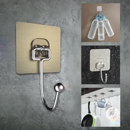 10 20 30 50 Móc dán tường 304 siêu chắc chắn, chịu lực tốt, chống nước tiện lợi, hoàn hảo cho mọi tường - TH99. 6