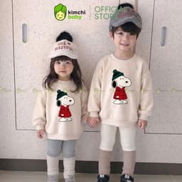 [10-29KG] Áo Nỉ Giáng Sinh Cho Bé Kimchibaby Vải Nỉ 2 Da Cao Cấp Dày Mịn Ấm, Áo Sweater Thu Đông Họa Tiết Noel AN602 7
