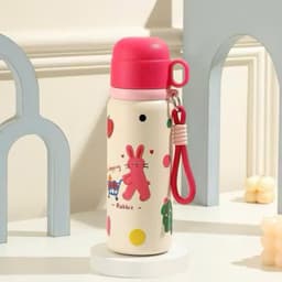Bình Giữ Nhiệt Dễ Thương Hình Mèo Có Kèm Nắp Làm Cốc 550ML 4