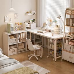 Kệ sách tổ ong 8 ô chất liệu gỗ MDF cao cấp decor phòng đẹp thương hiệu LUX10 6
