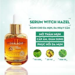 Bộ Đôi Kem Dưỡng & Serum Giảm Mụn, Mờ Thâm Chiết Xuất Phỉ Derladie Witch Hazel Perfect Vitamin 55ml-35ml 9