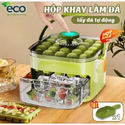 khay đựnġ làm đá có 2 tầng  nhà ai cũng cần làm để tủ lạnh VOICON-[PM66] 3