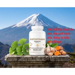 Hũ Nattokinase 10,000FU-Hỗ Trợ Tuần Hoàn Máu&Tăng Cường Sức Khỏe Tim Mạch, Chống Đột Quỵ, Tai Biến_SALE    4