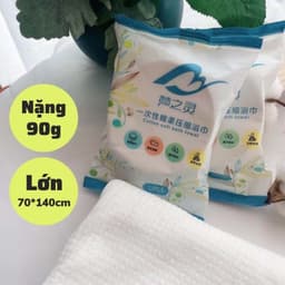 Khăn Tắm Nén Du Lịch 70x140cm Cotton Mềm Mại Thấm Hút Tốt Khăn Nén Tiện Lợi Mang Theo Du Lịch Công Tác Cắm Trại 6