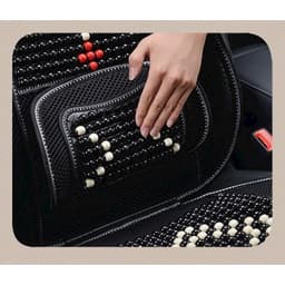 Lót Ghế Ô Tô (1 Chiếc), Lót Ghế Ô Tô Mùa Hè, Lót Lưới Nâng Lưng Hạt Gỗ Massage Chống Nóng Giúp Thoải Mái Di Chuyển 8
