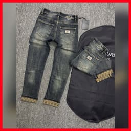 QUẦN JEAN NAM CAO CẤP,WASH BẠC CÁ TÍNH,LÊN FORM ÔM DÁNG,DỄ KẾT HỢP NHIỀU OUTFIT QJ-5190 VIC 4