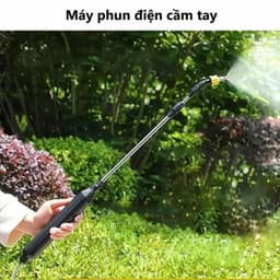Cần xịt phun thuốc cầm tay loại điện, dụng cụ làm vườn, tưới cây, phun thuốc, dây dài 1-4m, tặng kèm phụ kiện 1