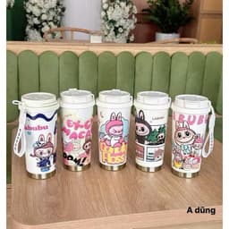 Cốc Giữ Nhiệt Hình Labubu 600ml Siêu Hot ( Tặng Phụ Kiện ) 9