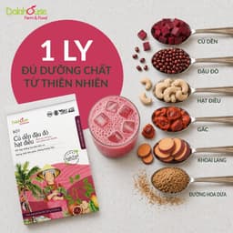[Sấy Thăng Hoa] Bột Mè Đen Đậu Đen Hạt Điều Dalahouse Organic 300g - Đủ Chất Cả Ngày Đẹp Da Khỏe Tóc 9