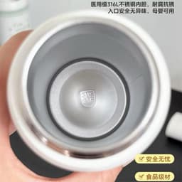 Bình Giữ Nhiệt 316L Cao Cấp 500ml Inox 316 An Toàn Chống Gỉ Sét 3 Cách Uống Tiện Lợi Có Dây Rơm VOICON-[CU22] 2