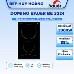 Bếp từ Domino Bauer BE 32DI Nhập khẩu Malaysia, BẢO HÀNH CHÍNH HÃNG 3 1