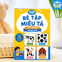 Thẻ Flash EVON BABY dạy bé tập nói - Bé Tập Miêu Tả Theo Tranh 1