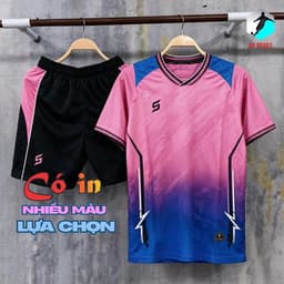 [Nhận in tên số (Nhiều mẫu)- HÀNG ĐẸP] Bộ quần áo chính hãng SV INFERA màu hồng vải mè cao cấp 1