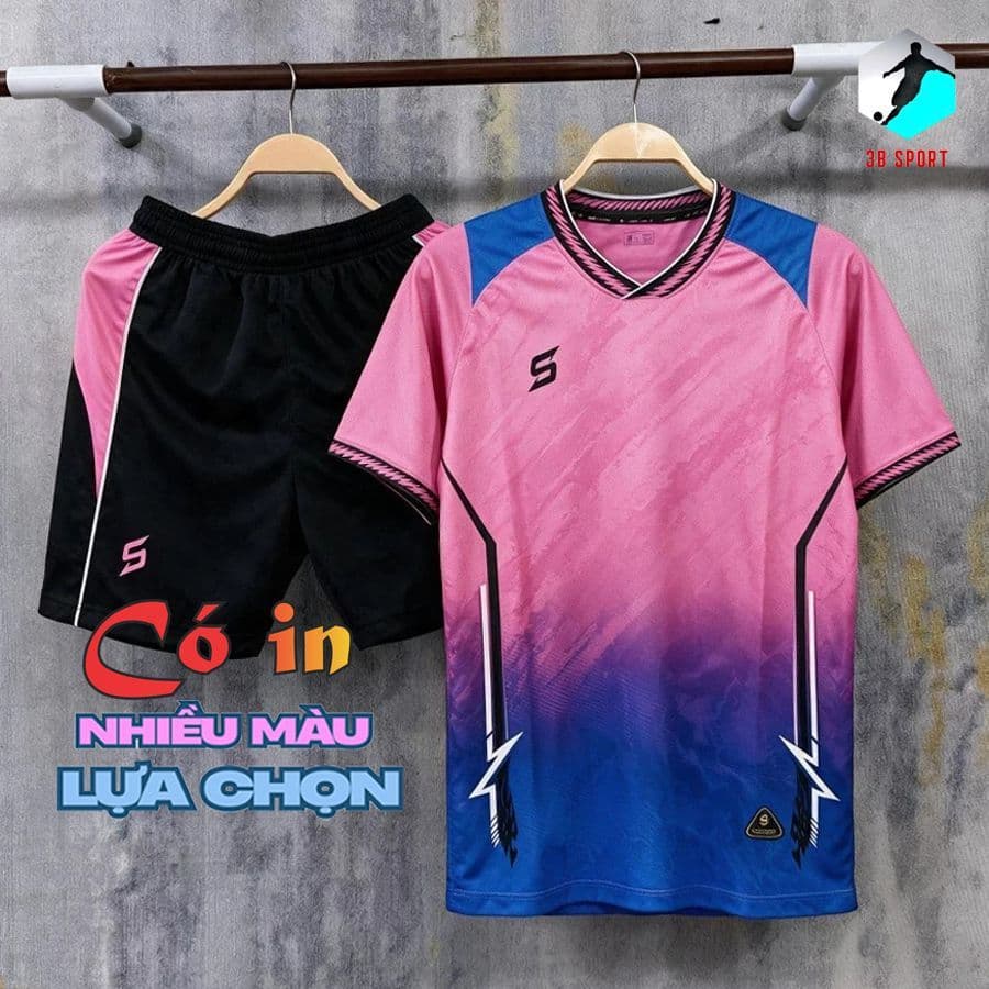 [Nhận in tên số (Nhiều mẫu)- HÀNG ĐẸP] Bộ quần áo chính hãng SV INFERA màu hồng vải mè cao cấp